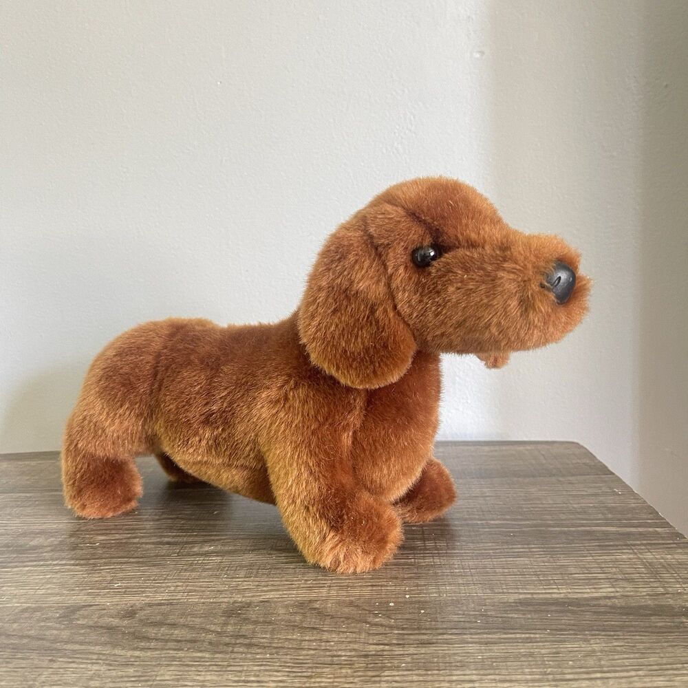 Douglas Cuddle Toy Gretel Red Dachshund Weiner Plush Stuff Animal Dog 13”